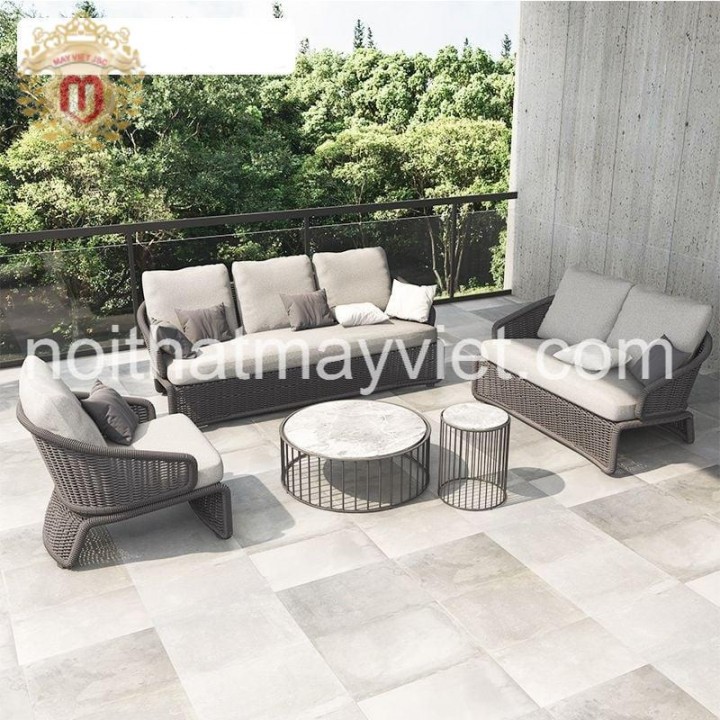 Bàn Ghế Sofa Mây Tre BGSF0017
